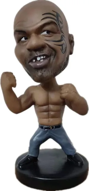 Mike Tyson Bobblehead Famous People Figure Collection Toys Souvenir Home Decoration Sculpture Car Interior Cute Creative Gift Tabletop Ornament