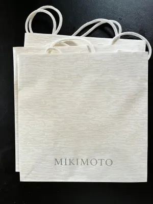 MIKIMOTO Mikimoto Paper Bags (Shop Bags), Set of 10