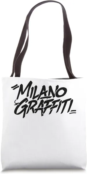 Milano City Graffiti Street Art Handstyle Italy Hip Hop Tote Bag
