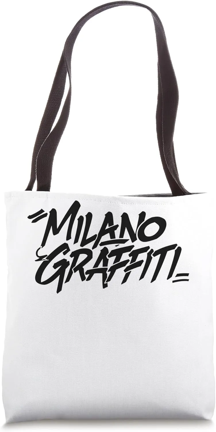 Milano City Graffiti Street Art Handstyle Italy Hip Hop Tote Bag