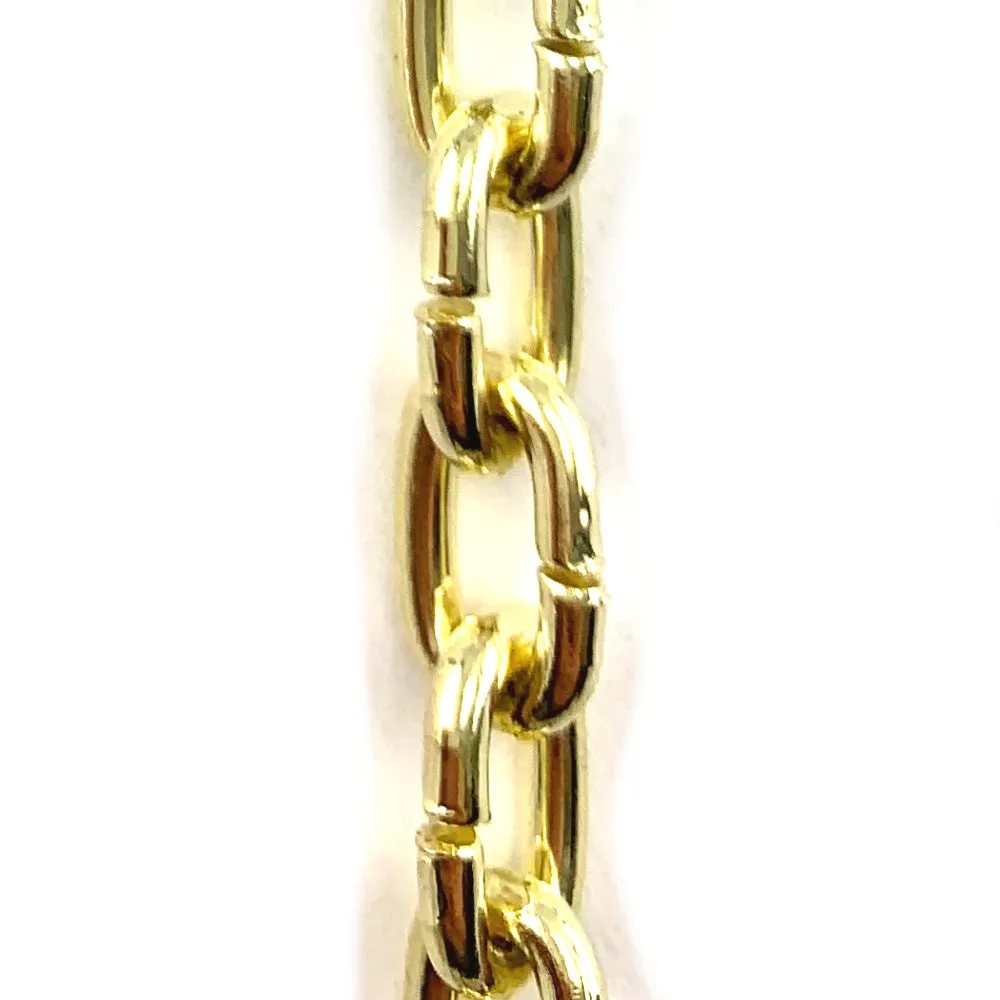 Mini Chain - Brass Plated - 2mm x 25m