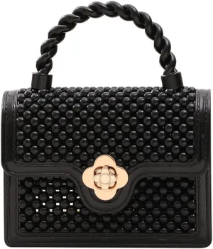 Mini Jelly Bag Fashion Candy Color Handbag with Chain Strap Pvc Shoulder Bags for Women Small Crossbody Bag