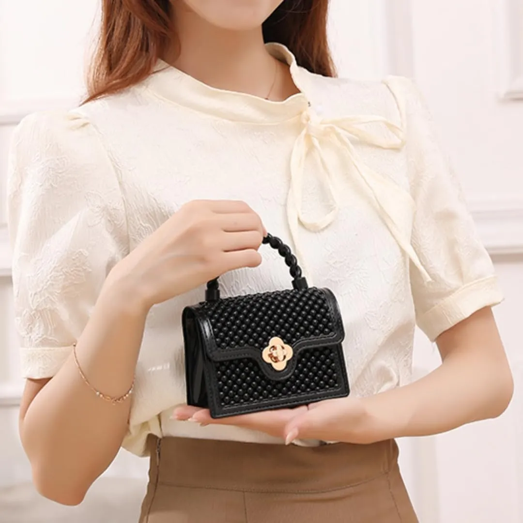 Mini Jelly Bag Fashion Candy Color Handbag with Chain Strap Pvc Shoulder Bags for Women Small Crossbody Bag