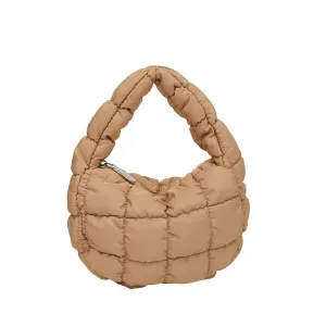 Mini Puffer Bag - Tan