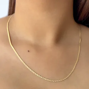 Mini Sleek Meander Snake Chain