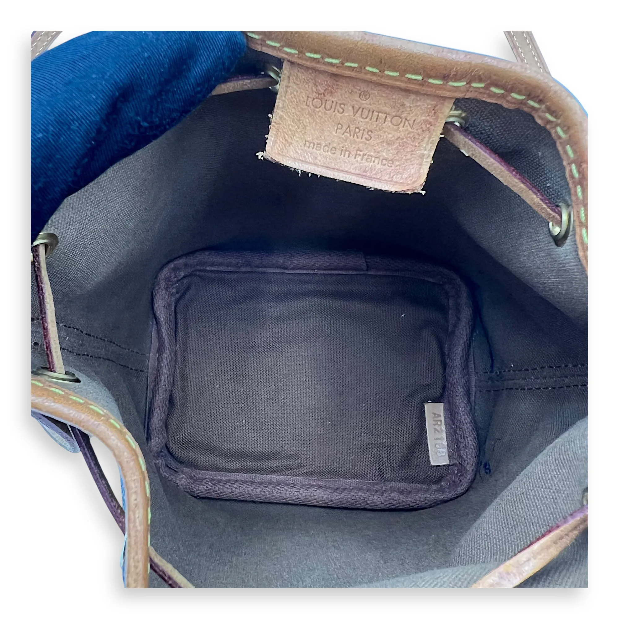 Monogram Nano Noe Nano Crossbody bag in Coated canvas, Gold Hardware