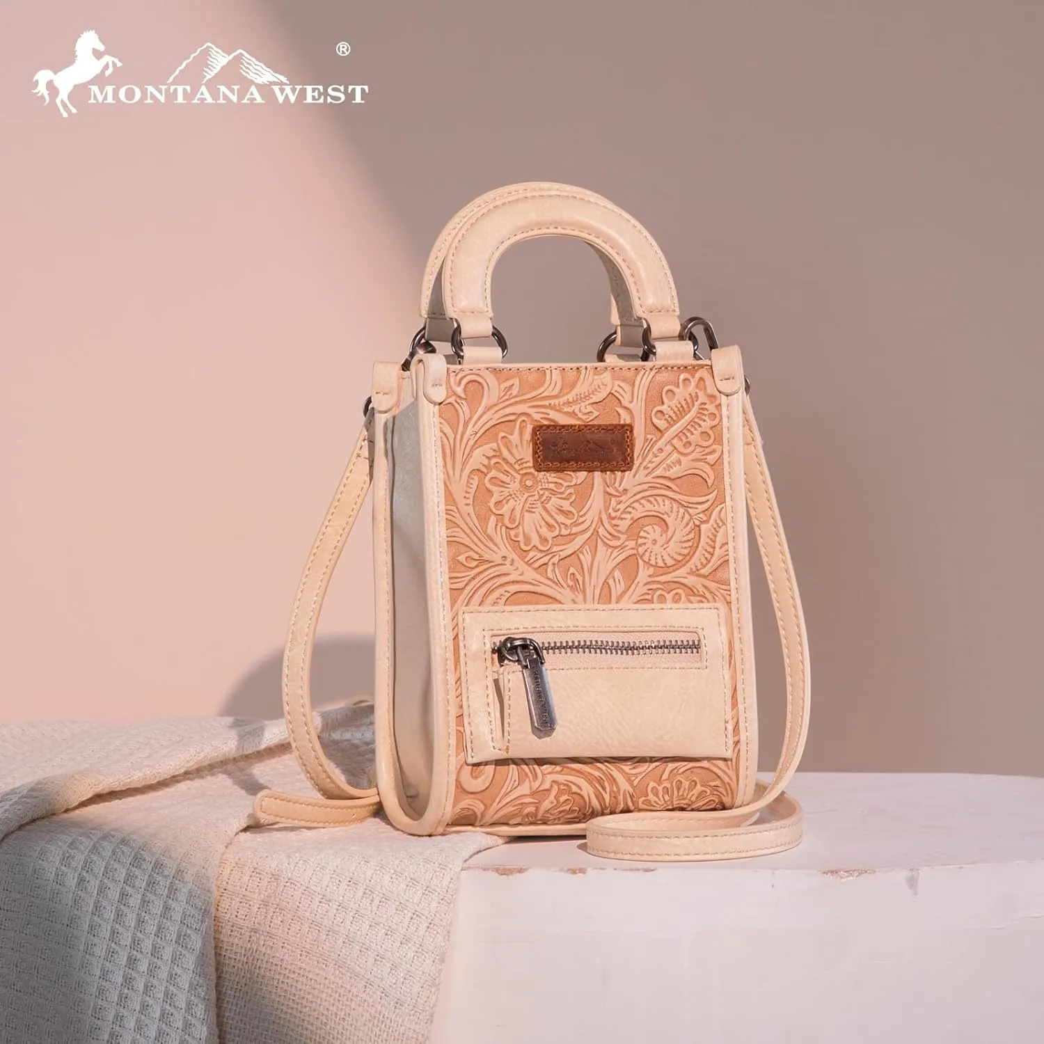 Montana West Western Women's Crossbody Handbag Ladies Small Crossbody Bags for Women Designer Top Handle Handbags