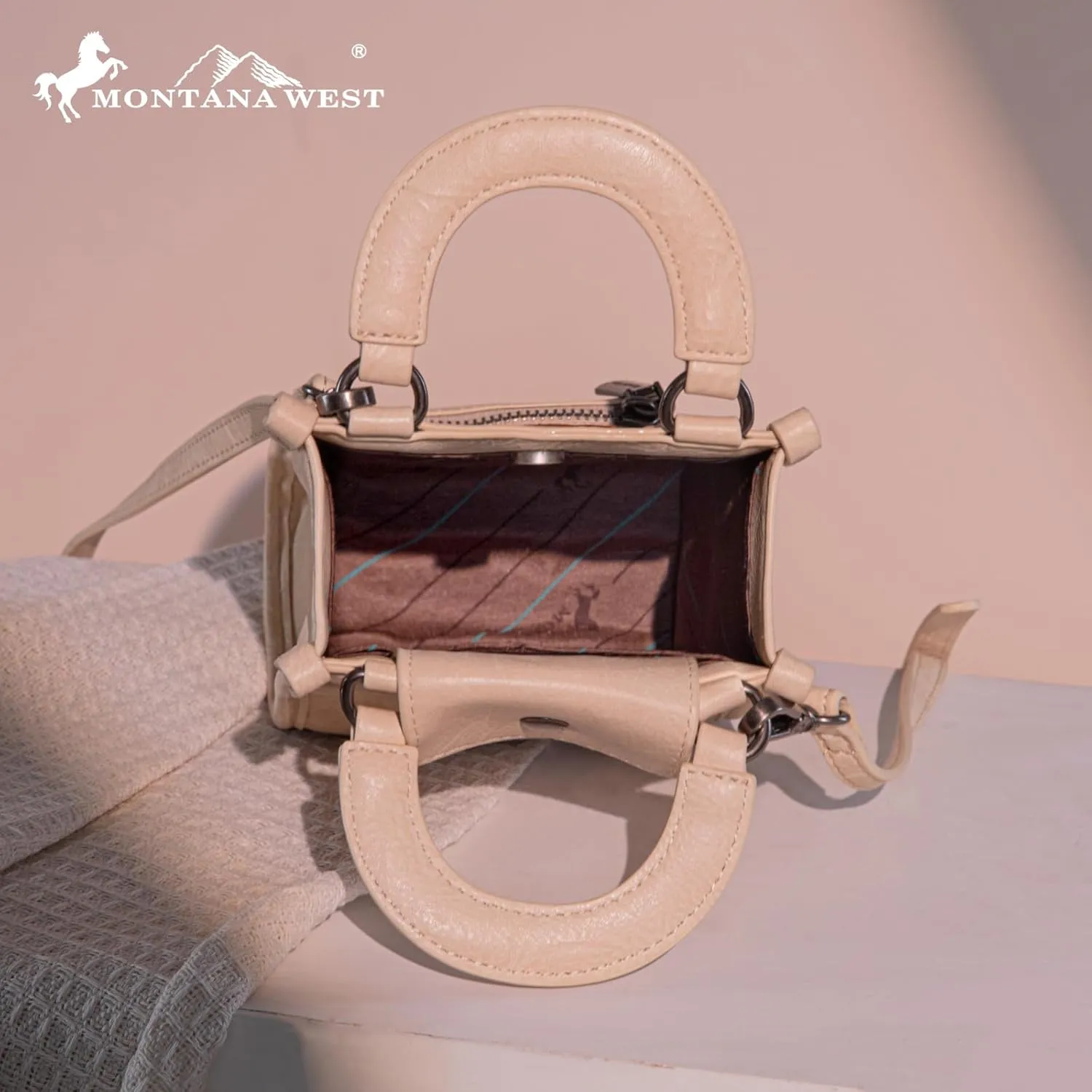 Montana West Western Women's Crossbody Handbag Ladies Small Crossbody Bags for Women Designer Top Handle Handbags
