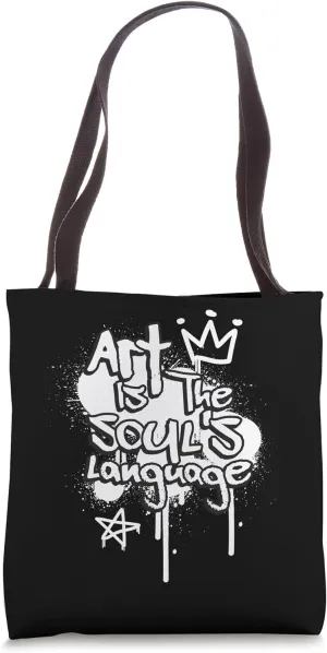 Motivational Quote Graffiti Text Urban Hip Hop Tote Bag