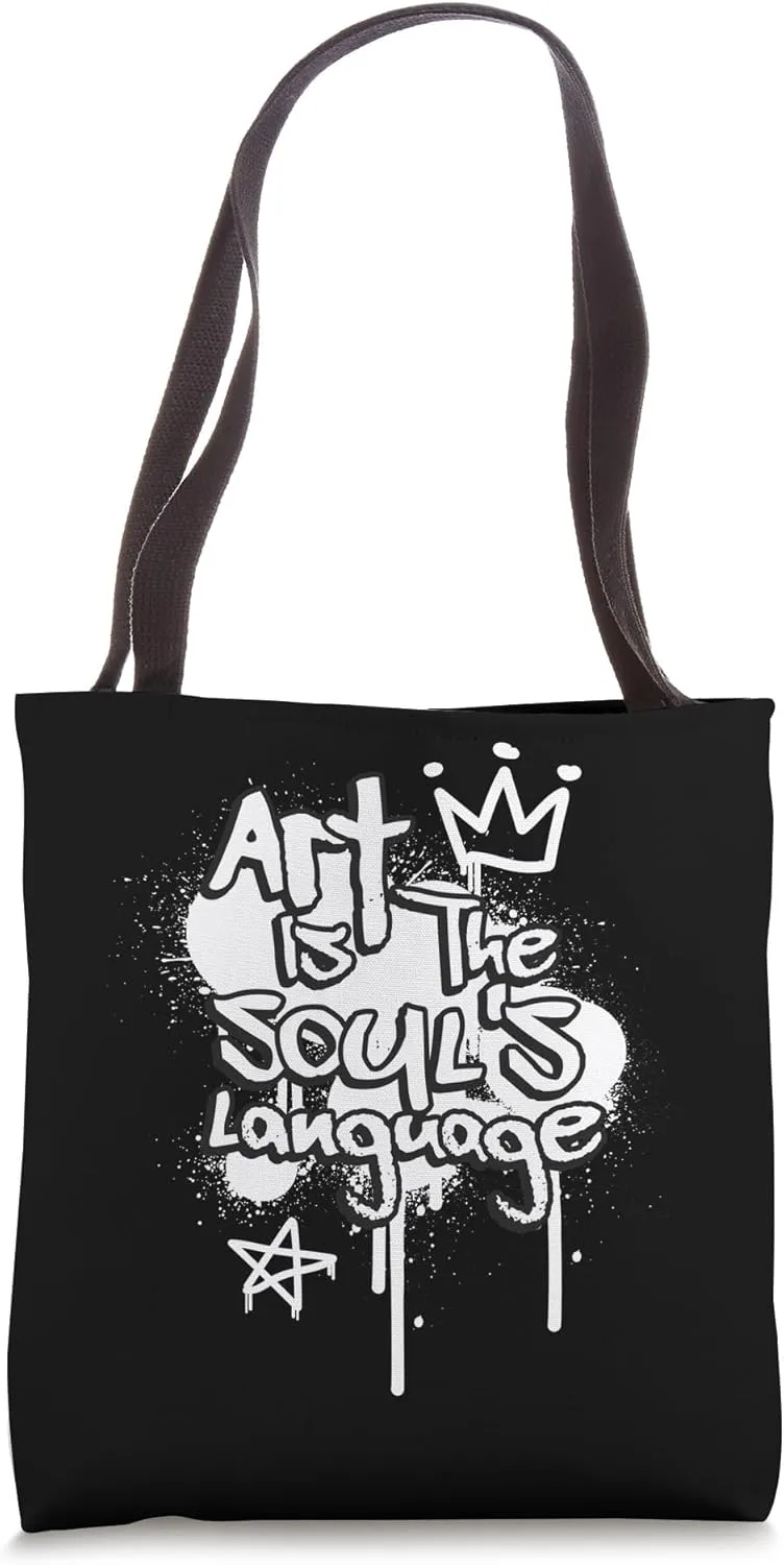 Motivational Quote Graffiti Text Urban Hip Hop Tote Bag