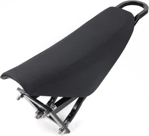 Motorcycle Bicycle Luggage Rear Seat Saddle, PU Iron Electric Mountain Bike Stealth Bomber Beach Cruiser Motorcycle Saddle