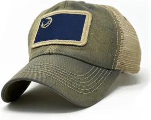 Moultrie Flag Patch Trucker Hat, Driftwood