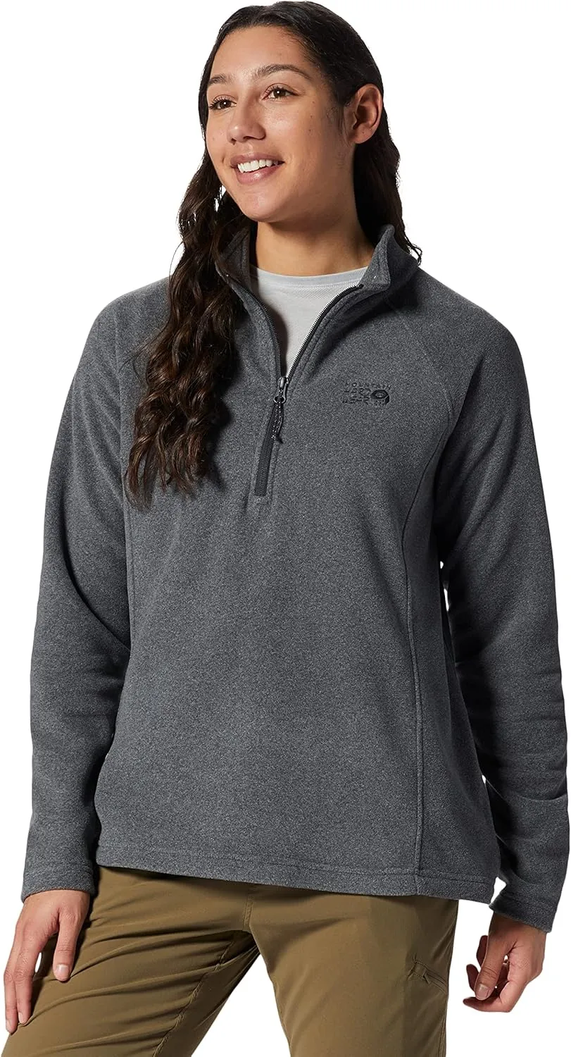 Mountain Hardwear Women's Polartec Microfleece 1/4 Zip for Hiking, Camping, and Casual Wear | Breathable and Insulated