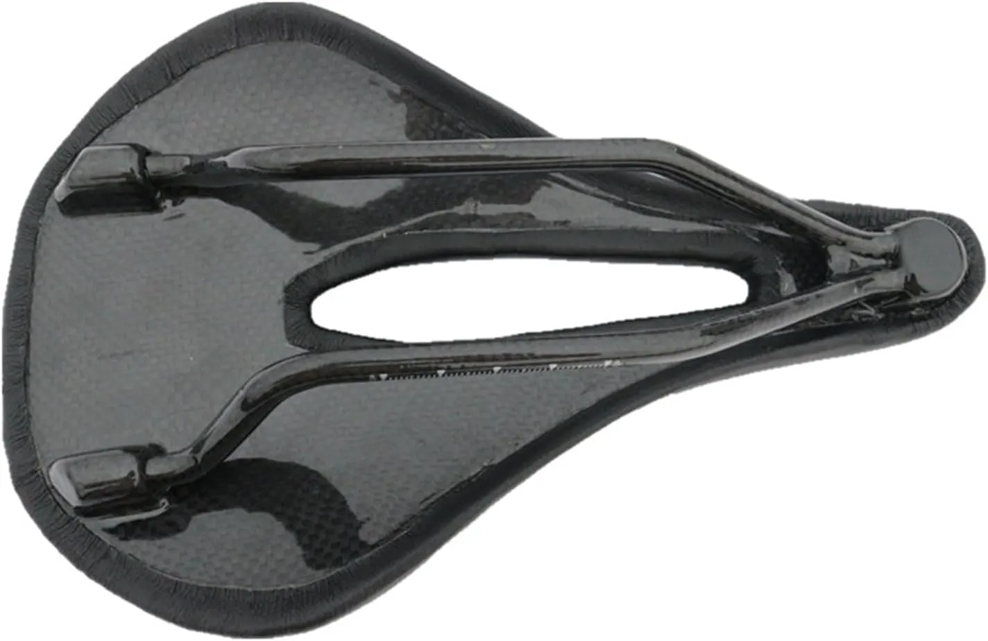 Mountain Road Bike Seat Saddle Leather Carbon Fiber Bike Seat Shock Absorbing Bike Saddle for Road and Mountain Bike