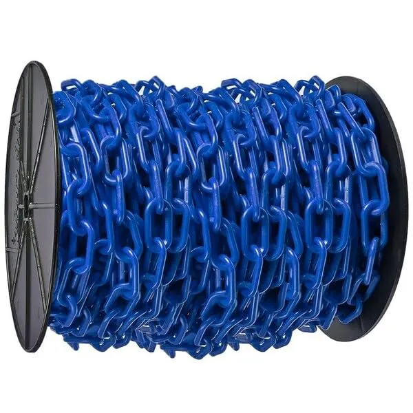 MR. CHAIN 10106 Blue Plastic Chain 1"(#4,25 mm) x250 ft