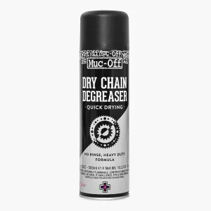 Muc-Off Dry Chain Degreaser, 500 Milliliters - Quick-Drying, No Rinse Formula for Deep Cleaning Your Bicycle Chain - Suitable for All Types of Bike, Black