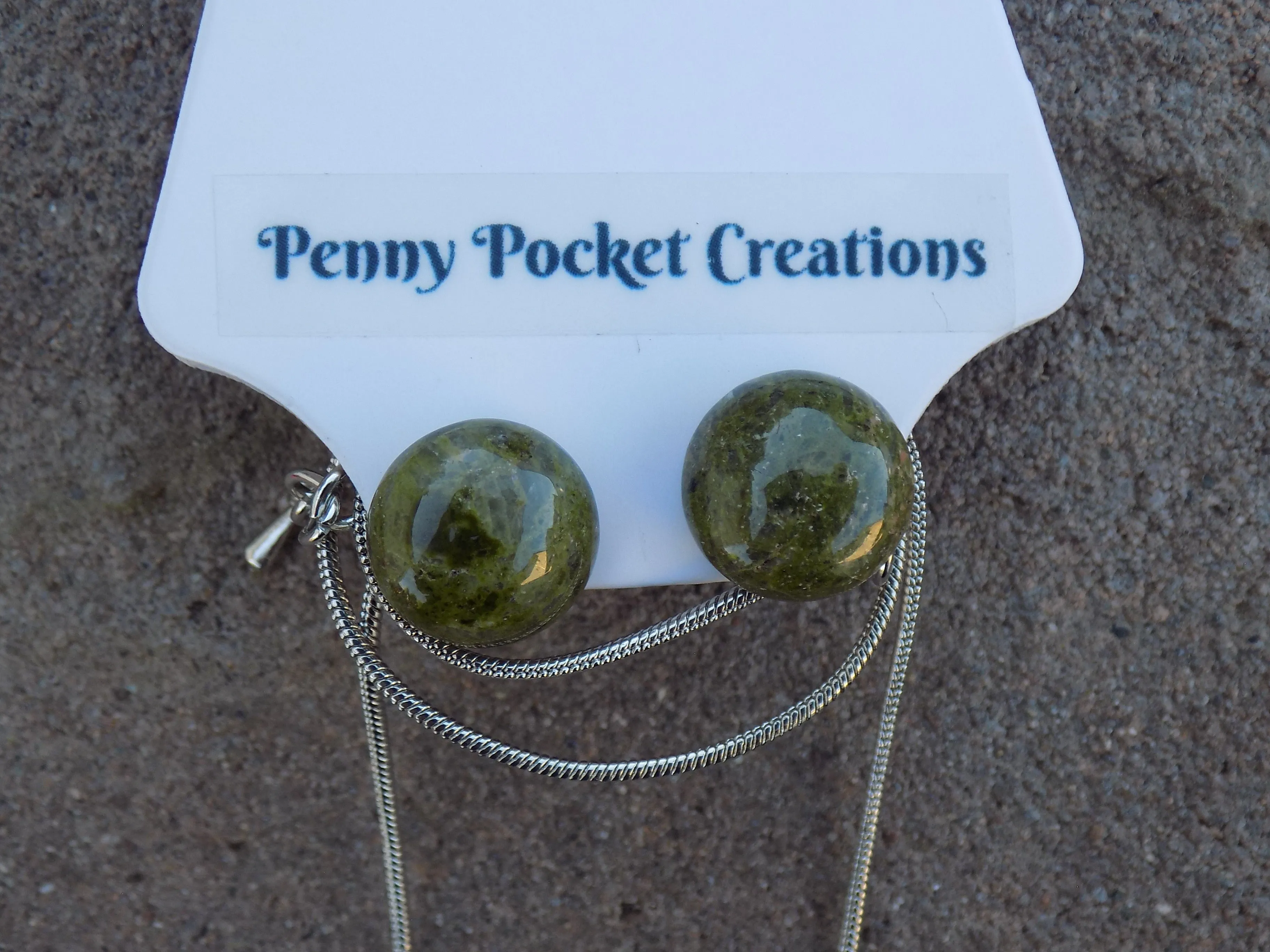 Natural Stone Teardrop Pendant Silvery Snake Chain Necklace 12mm Earrings