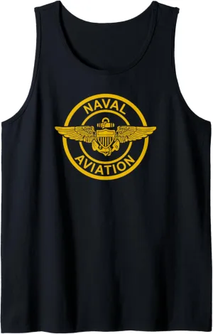 Naval Aviation Wings Patch Tank Top
