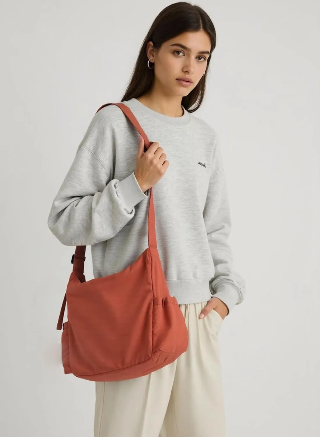 Nylon Hobo Crossbody Bags Lightweight Shoulder Bag Casual Work Travel Handbags 2025 Trendy with Adjustable Quilted Strap