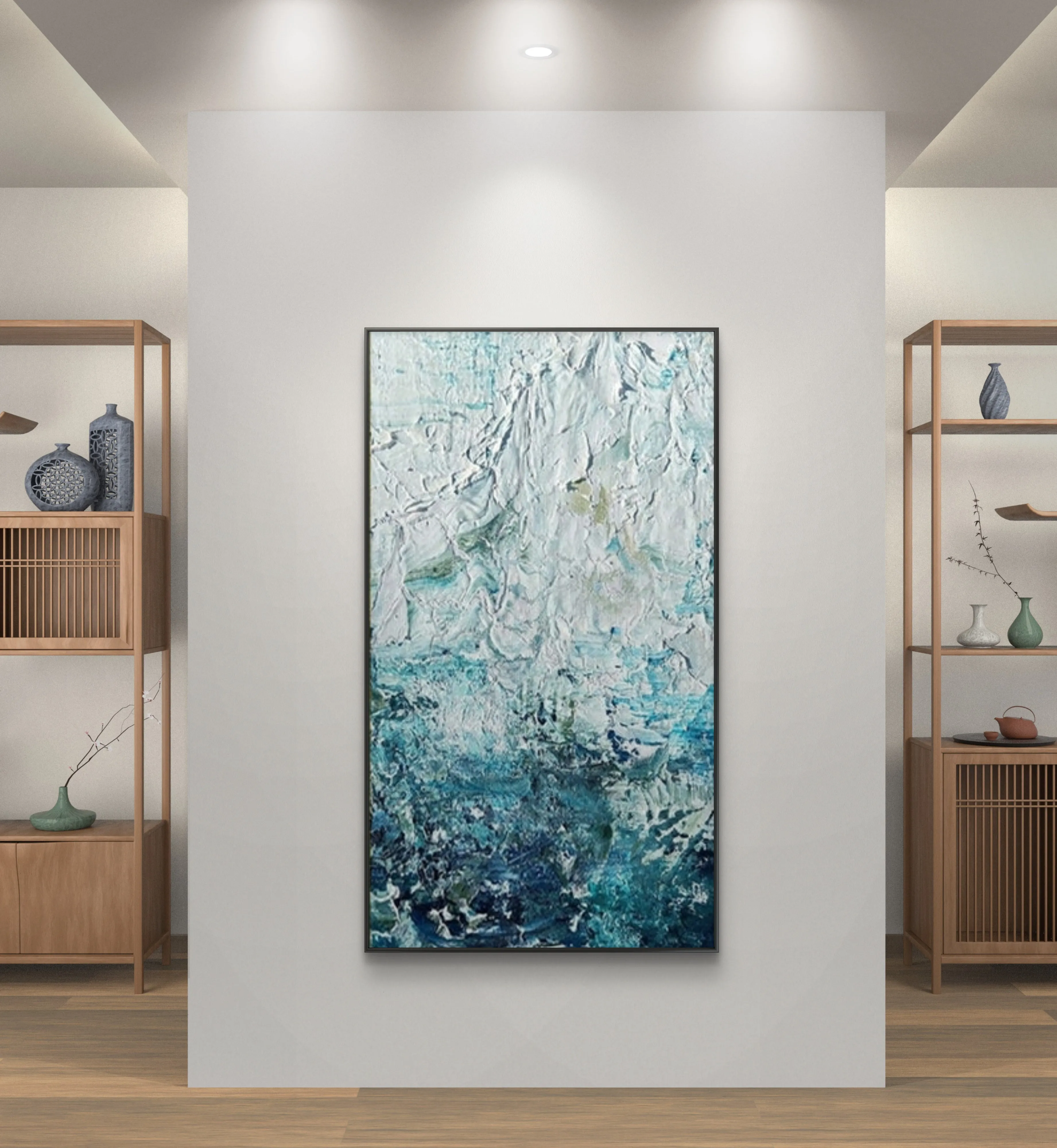 Ocean Wave 100% Hand Painted Heavy Textured Art