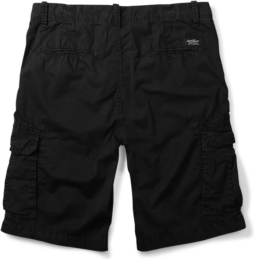 OCHENTA Men's Lightweight Cargo Shorts with Pockets Cotton Shorts for Men Casual (No Belt)