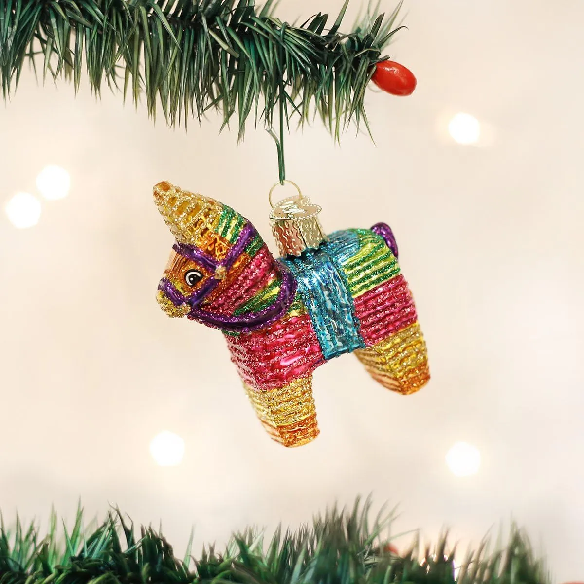 Old World Christmas Ornaments: Pinata Glass Blown Ornaments for Christmas Tree