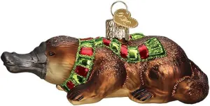 Old World Christmas Platypus Glass Ornament Free Box 12578 New