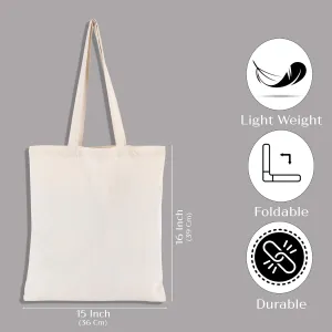 Organix 6|12|24|48|100|200|250 Pack Economical Cotton Reusable Tote Bag, Lightweight Grocery Shopping Bags, DIY, Advertising