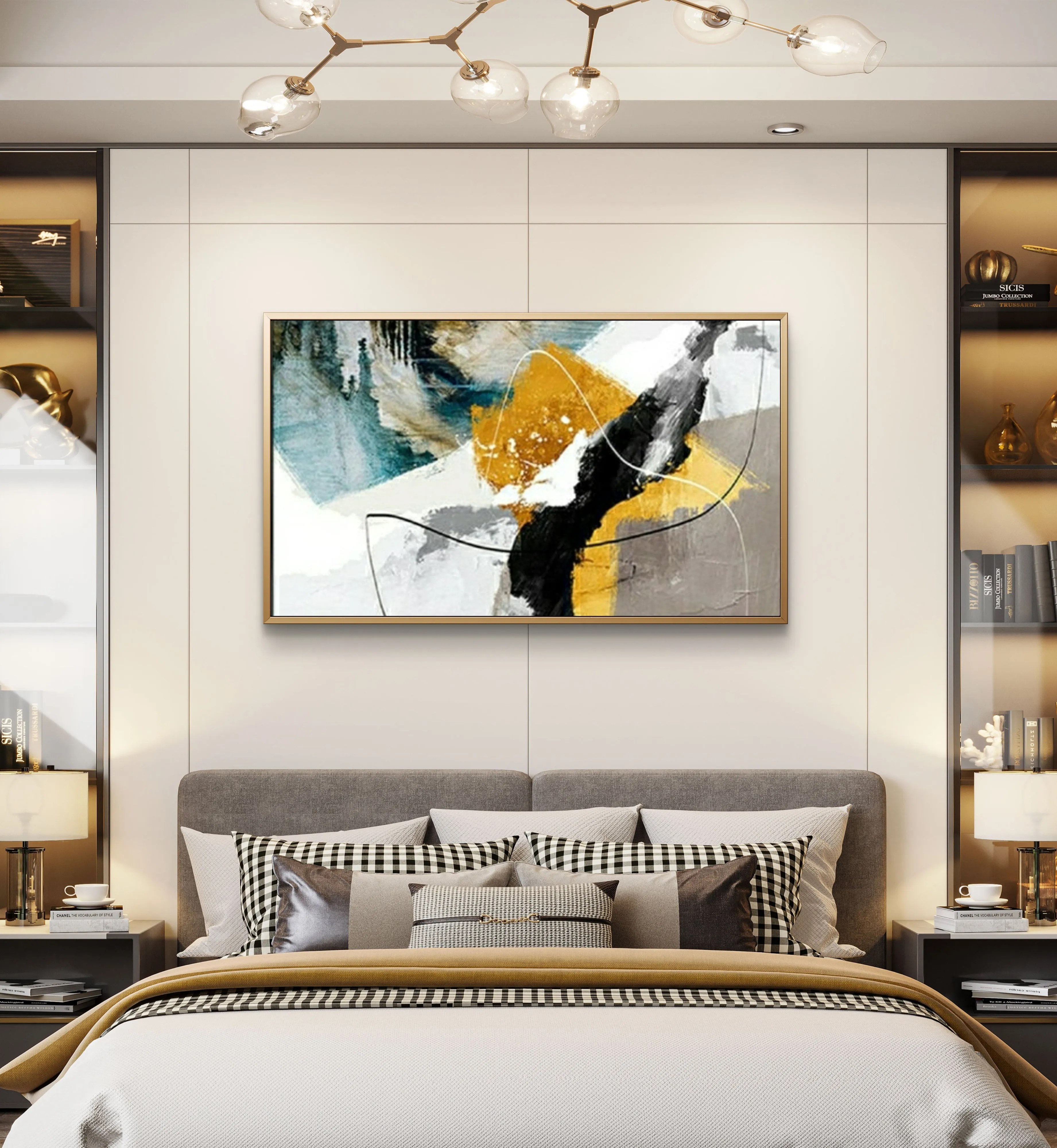 Original Bright Colours Textured Abstract Painting