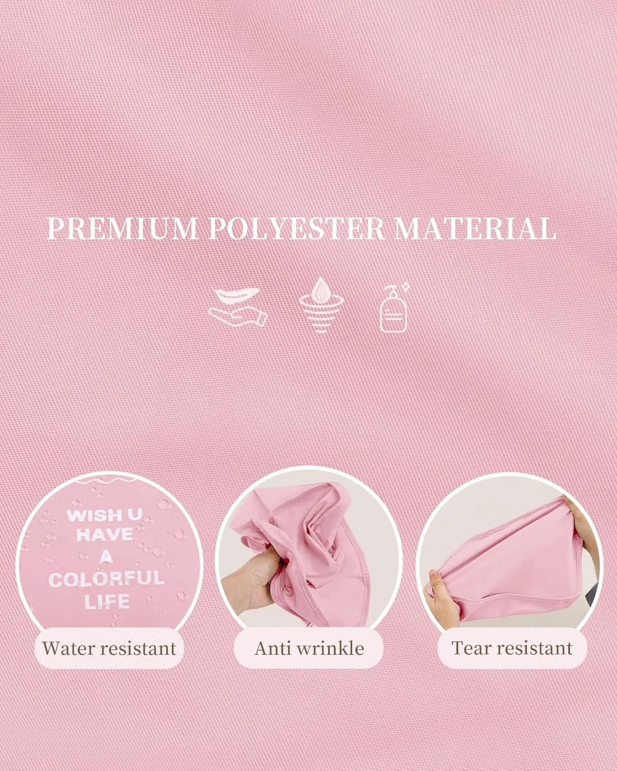 Packing Cubes 11 PCS, Mesh Breathable Luggage Organizers Bags, Packing Organizers, Durable Travel Essentials Bags Set, Travel Packing Organizers, Pink