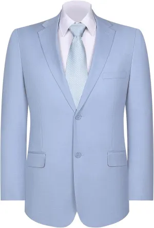 P&L Men's Casual Lightweight Regular Fit Solid Sport Coat Suit Blazer