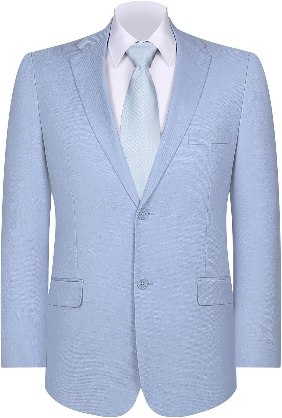 P&L Men's Casual Lightweight Regular Fit Solid Sport Coat Suit Blazer
