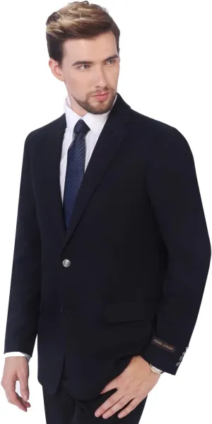 P&L Men's Casual Lightweight Regular Fit Solid Sport Coat Suit Blazer