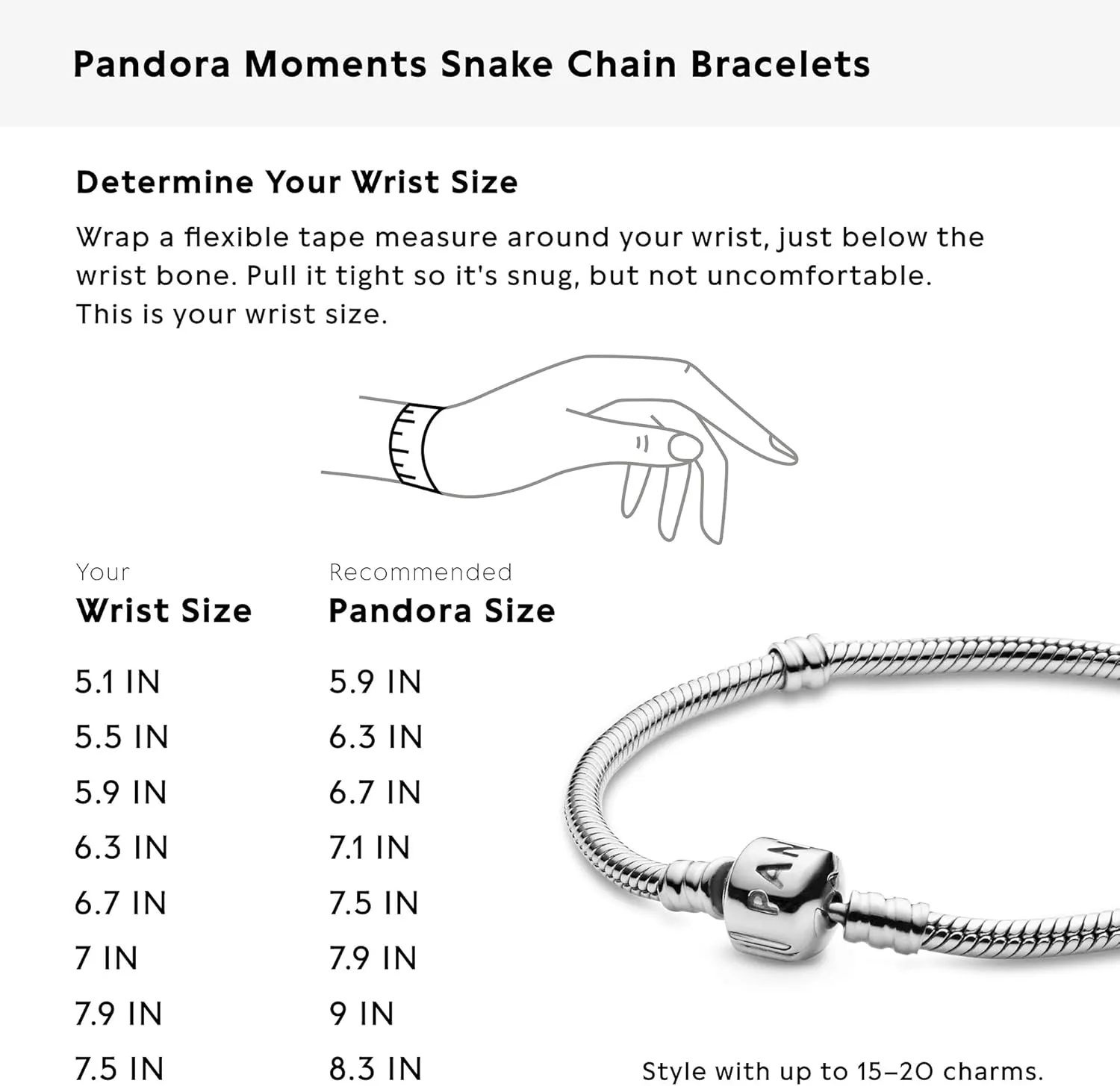 Pandora Moments Barrel Clasp Snake Chain Bracelet - Gold Bracelet for Women - 14K Gold - With Gift Box