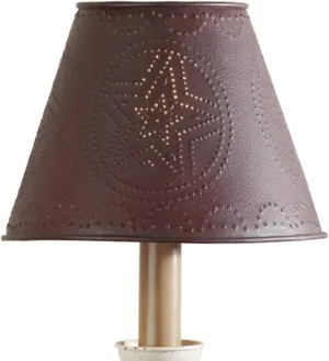 Park Designs Metal Star Shade - 12" - Red