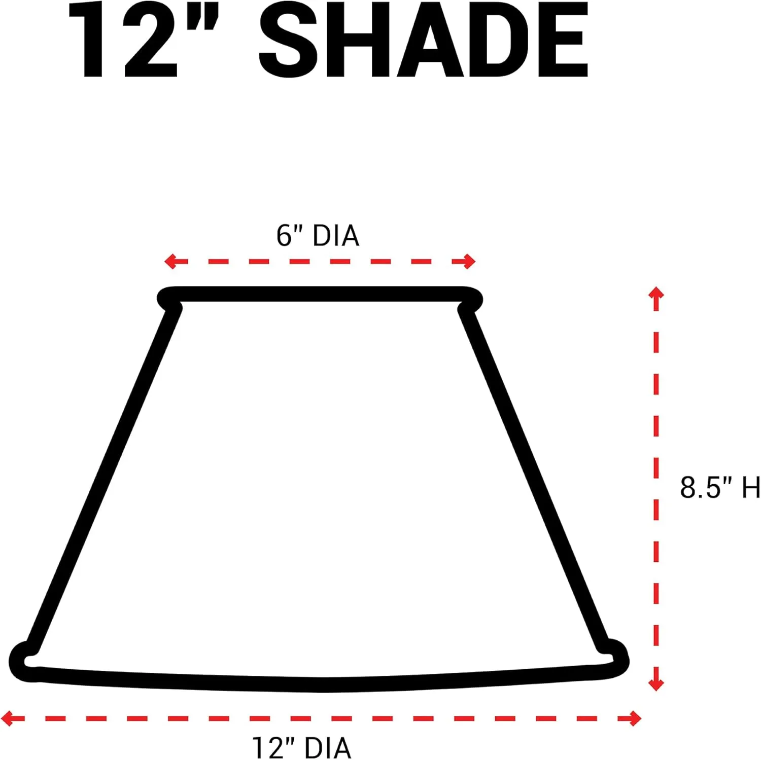 Park Designs Metal Star Shade - 12" - Red
