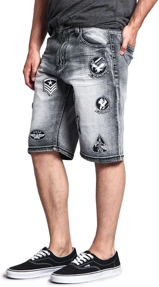 Patch Twill Shorts