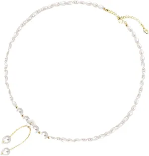 Pearl Necklace 925 Silver Magnolia Pearl Pendant Pearl Necklace Light Luxury Clavicle Chain For Women Pearl Necklaces For Women