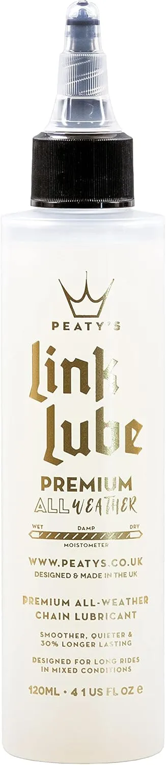 Peaty's LinkLube Premium All-Weather Bicycle Chain Lubricant, 120mL/ 4 oz.