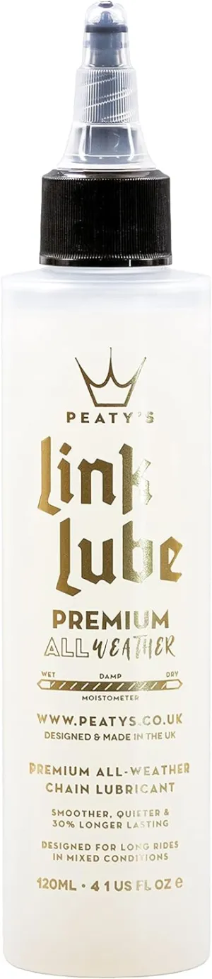 Peaty's LinkLube Premium All-Weather Bicycle Chain Lubricant, 120mL/ 4 oz.