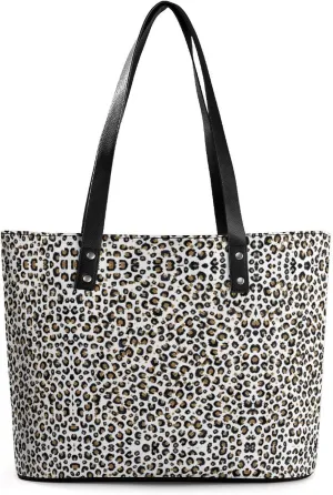 Penguin Bird Large Capacity Portable Leather Handbag
