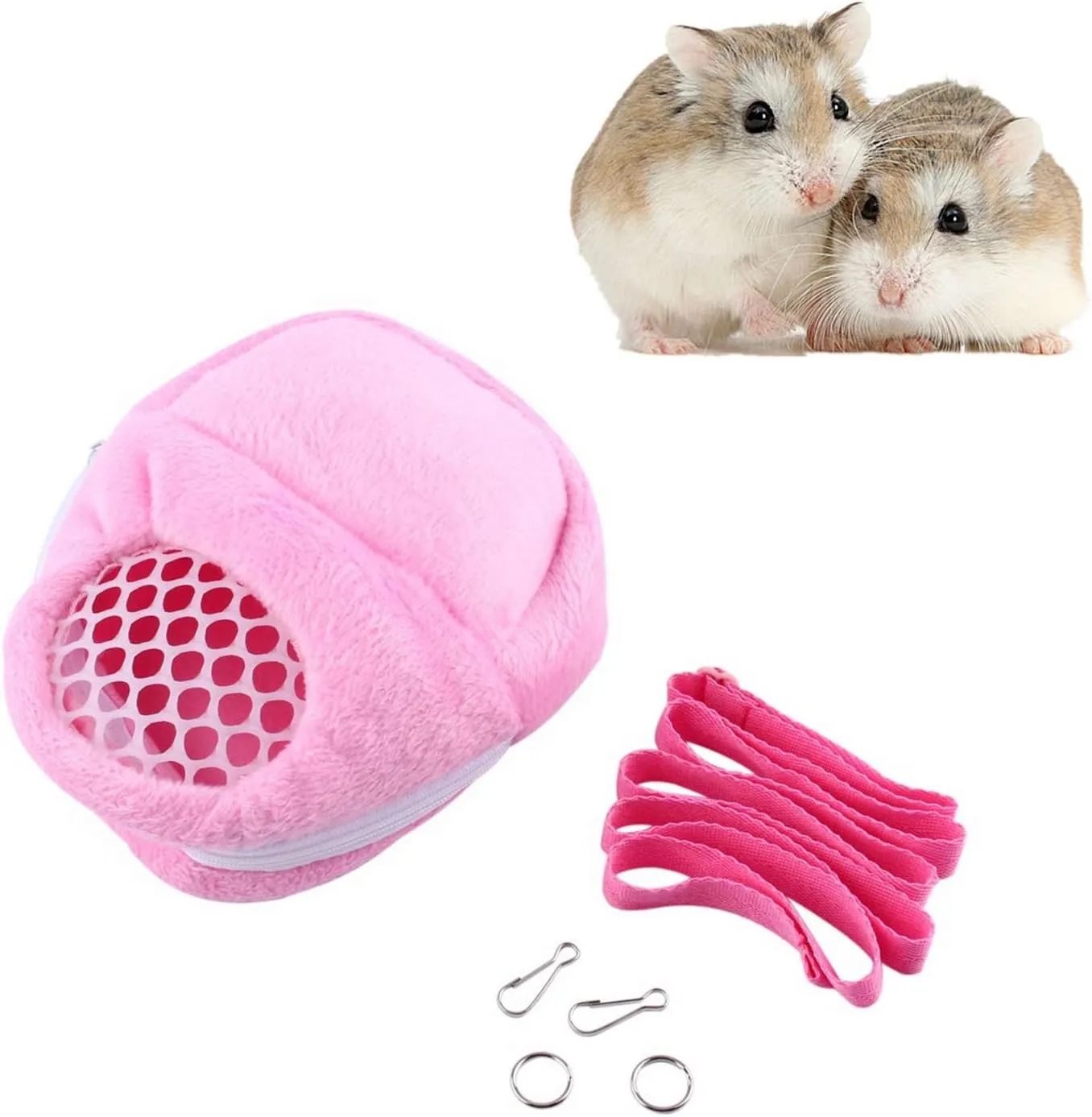 Pet Dog Carrier Bags,Portable African Hedgehog Hamster Breathable Bags,Handbags,Puppy Cat Travel Backpack(S Size:17x12cm/6.7x4.7inch)