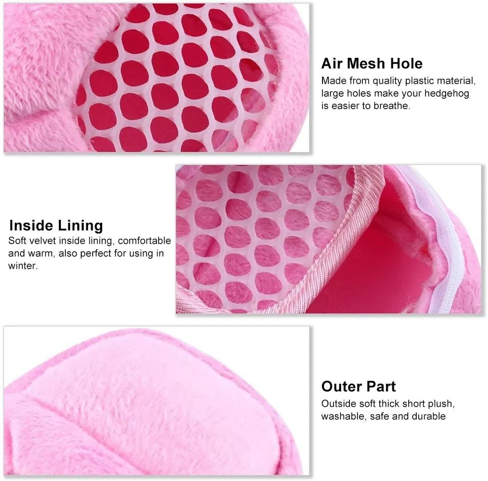 Pet Dog Carrier Bags,Portable African Hedgehog Hamster Breathable Bags,Handbags,Puppy Cat Travel Backpack(S Size:17x12cm/6.7x4.7inch)
