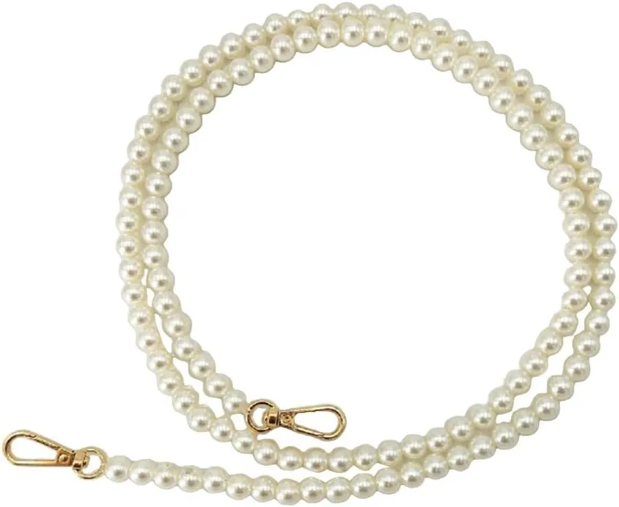 pistro Imitation Pearl Handbag Chain Handbag Shoulder Strap Lanyard Brace DIY DIY