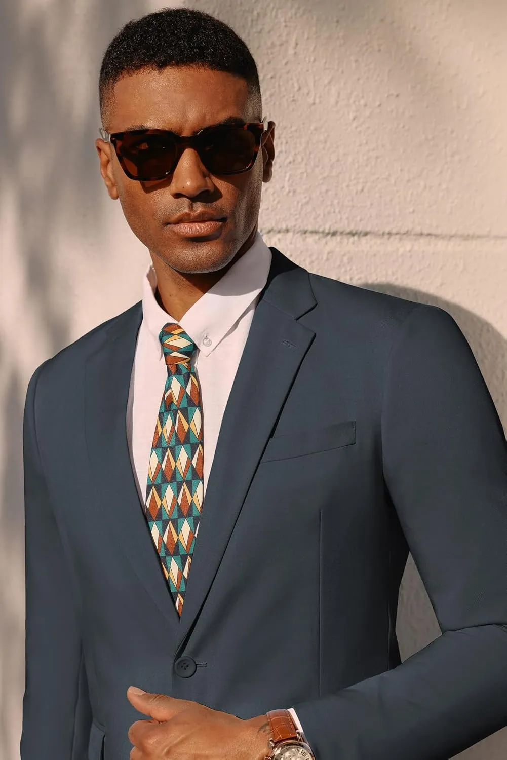 PJ PAUL JONES Men's Lightweight Sport Coat Casual One Button Blazer Breathable Sportcoat
