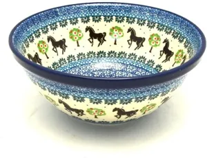 Polish Pottery Bowl - Large Nesting (7 1/2") - Mackintosh