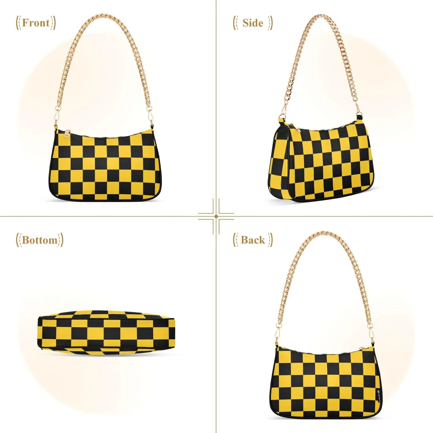 Polka Dot Red Shoulder Bag for Women Small Purse Chain Clutch Mini Purse with Chain Strap for Women Girlfriend