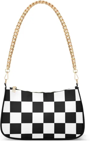 Polka Dot Red Shoulder Bag for Women Small Purse Chain Clutch Mini Purse with Chain Strap for Women Girlfriend