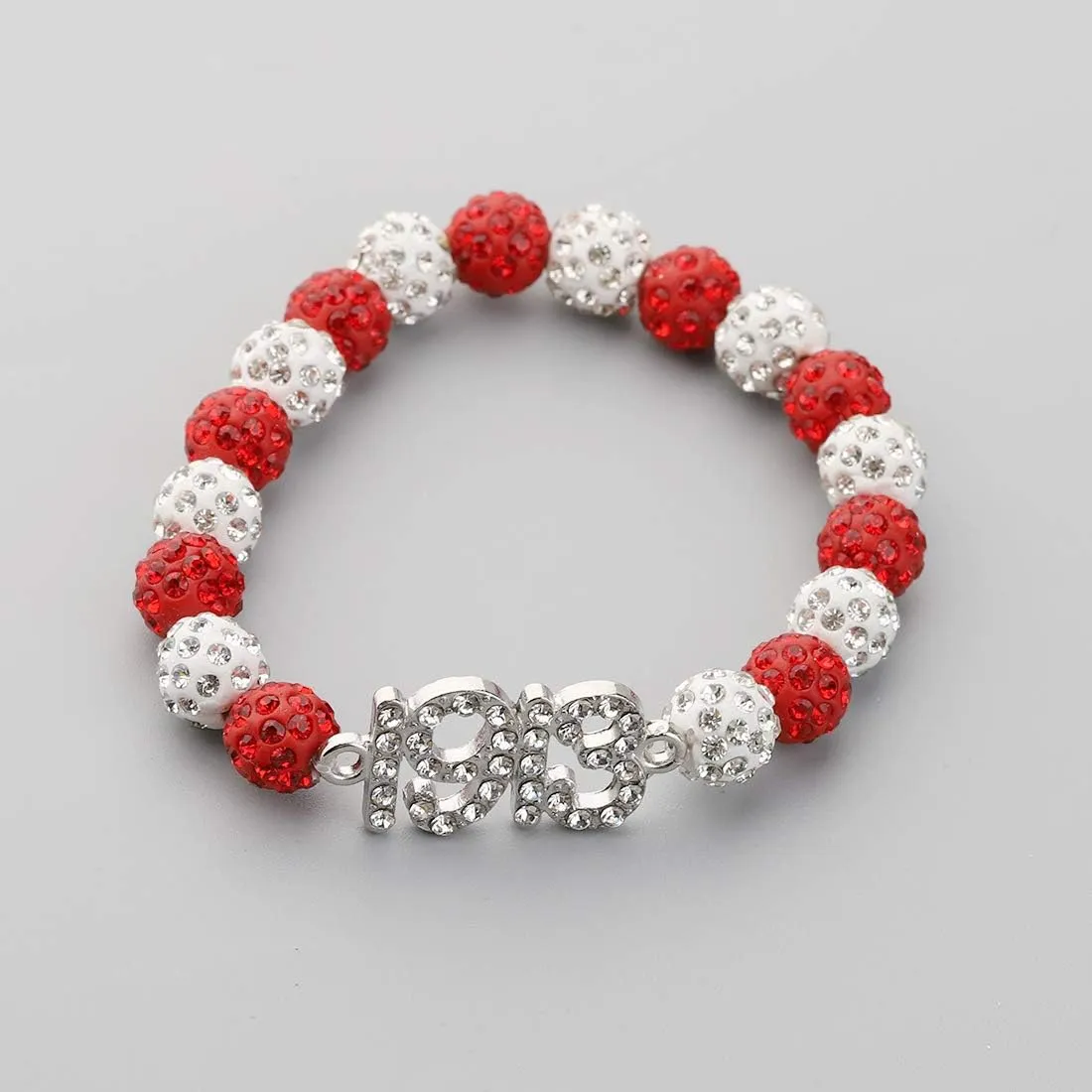 POTIY Gift Sorority Jewelry Pearl Bracelet with Crystal Bracelet for Women