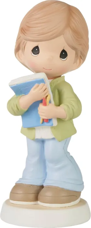 Precious Moments Teacher Figurine | You Teach and Inspire Resin Figurine | Teacher Gift | Home Decor & Gift | Hand-Painted